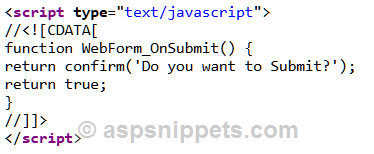 Using ClientScript.RegisterOnSubmitStatement in ASP.Net