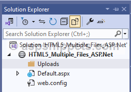 Upload multiple files using HTML5 input file in ASP.Net