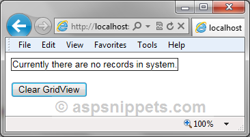 Find and access controls in GridView EmptyDataTemplate (Empty Row) in ASP.Net