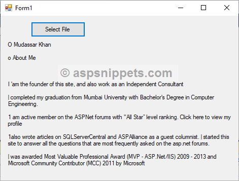 Read (Extract) Text from Image using Tesseract OCR in C# and VB.Net