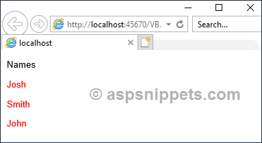Inline ASP.Net Server Tags