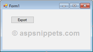 Export SQL data to Excel with Column Headers (Column Names) in Windows Forms