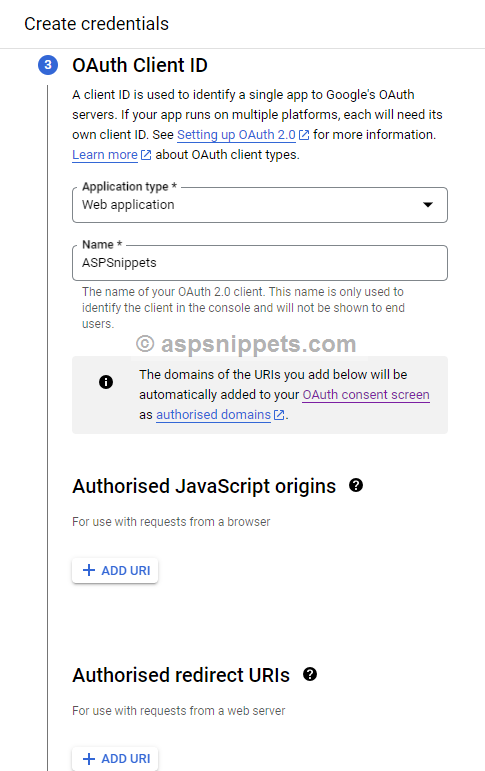 Google Developer Console: Generate Client ID and Client Secret for use with Google APIs