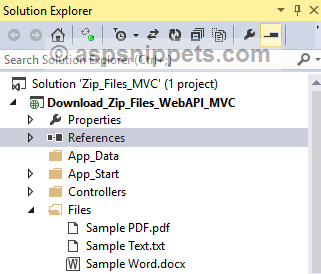 Download Compressed Zip File from Web API in ASP.Net MVC