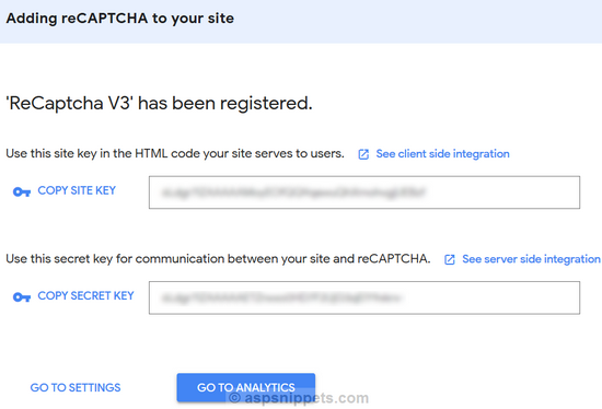 Get Google reCAPTCHA Site Key (Public Key) and Secret Key (Private Key)
