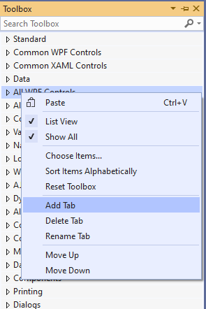 Add ReportViewer control to Visual Studio 2019 Toolbox