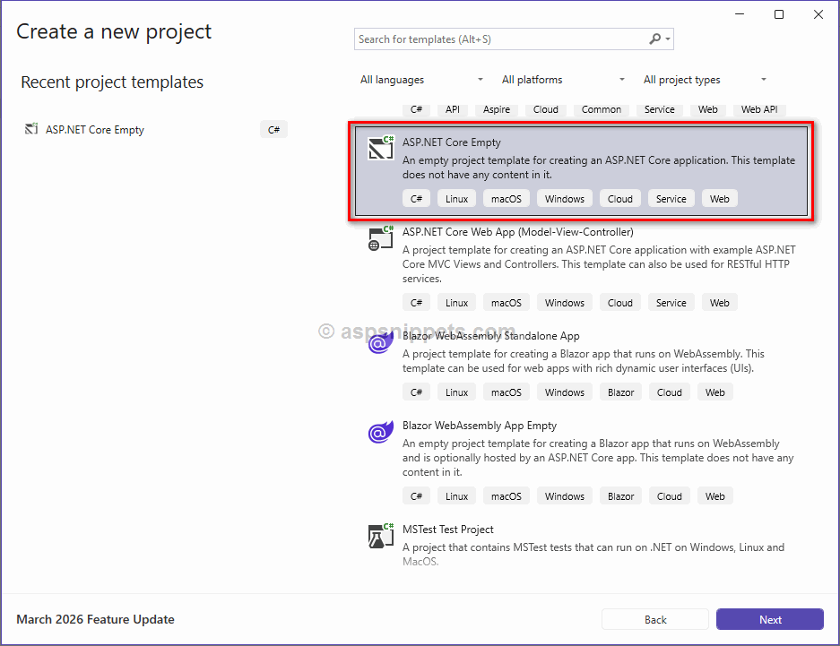 Net Core 10: ASP.Net Razor Pages Hello World Tutorial