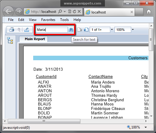 Crystal Reports Error: No valid report source is available