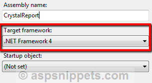 Add Crystal Report Viewer in Visual Studio 2010 for Windows Forms (WinForms) Applications