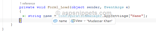 Read AppSettings value from App.Config file using C# and VB.Net