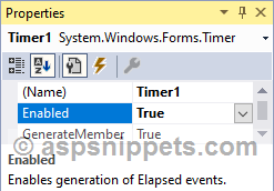 Digital Clock in Windows Forms using C# and VB.Net