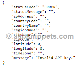 Find Visitors Geographic Location using IP Address in ASP.Net