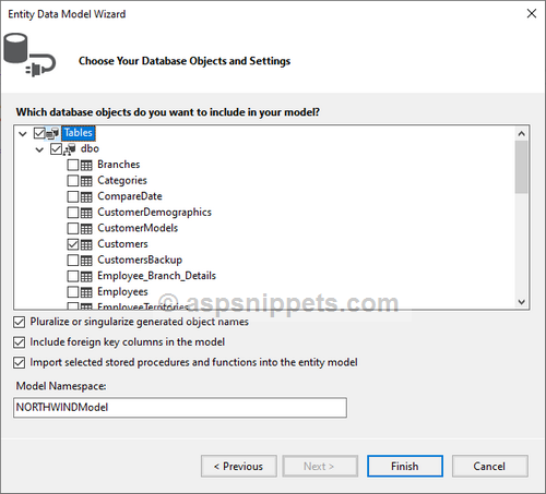 Simple Entity Framework Tutorial in ASPNet Web Forms with example