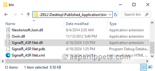 Publish web application in Visual Studio 2017