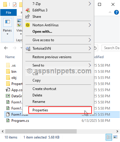 Exception: Couldn't process file resx due to its being in the Internet or Restricted zone