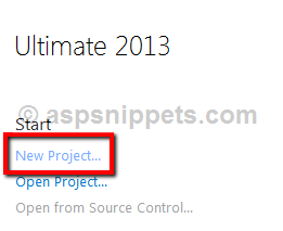 ASP.Net MVC Hello World Tutorial with Sample Program example