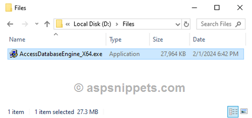 The 'Microsoft.ACE.OLEDB.12.0' provider is not registered on the local machine