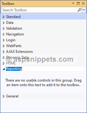 Add ReportViewer control to Visual Studio 2022 Toolbox