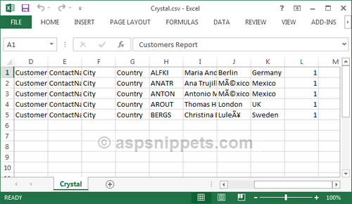 Export Crystal Report to Word Excel PDF and CSV in Windows Application using C# and VB.Net