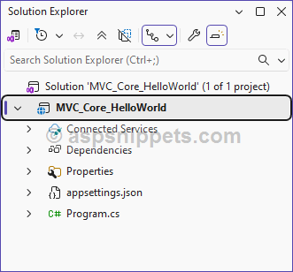 Net Core 10: ASP.Net Core Hello World Tutorial