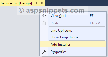 Create Windows Service in Visual Studio 2013, 2015 and 2017 using C# and VB.Net
