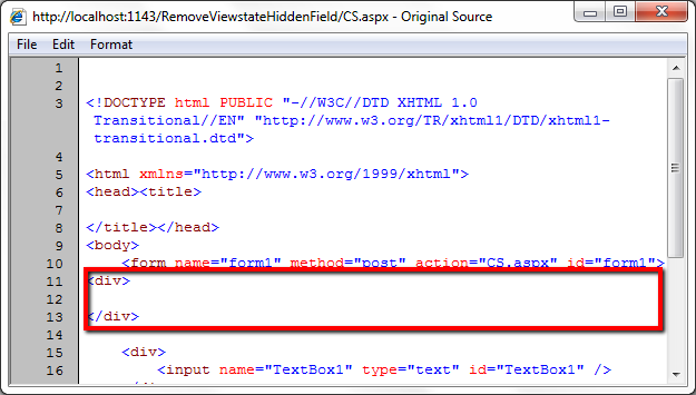 How to disable or remove ViewState Hidden Field in ASP.Net Page